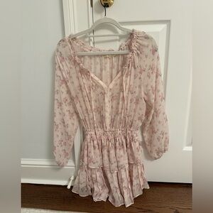 LoveShackFancy "Popover" Mini Dress